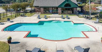 Pool with relaxing chairs